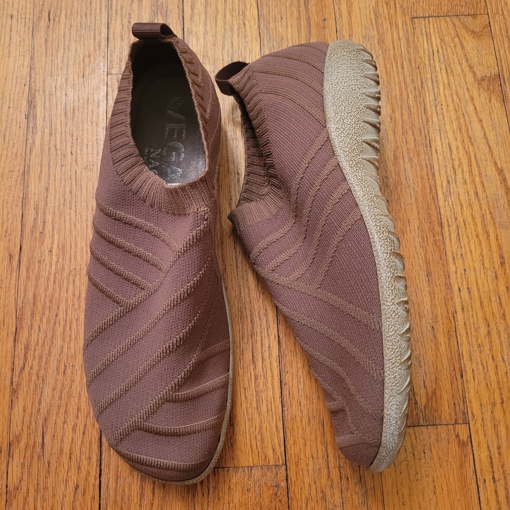 Naot 40 Sneakers‎ Knit Vegan Slip On Textured OKAHU Mauve 9 9.5 Comfort Flat